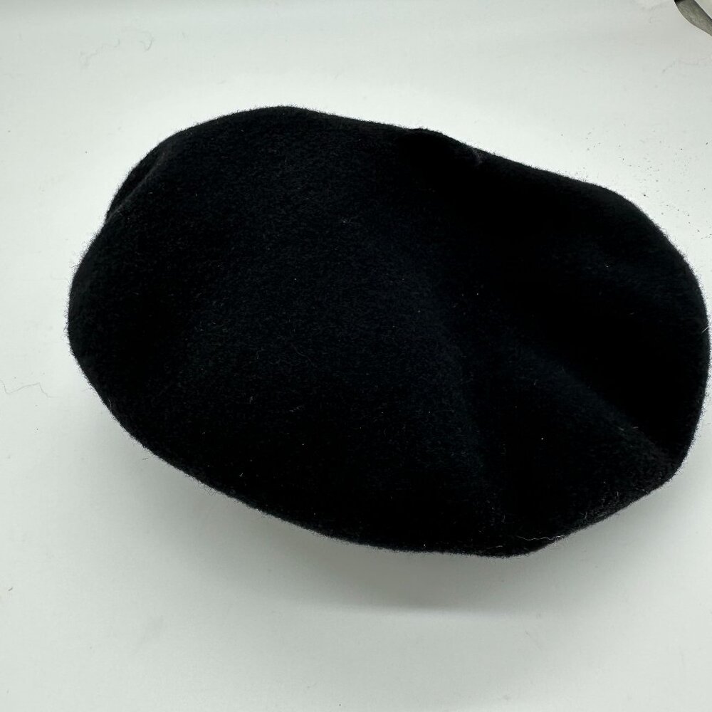 French Beret 100% wool Made in France Navy size 9.5